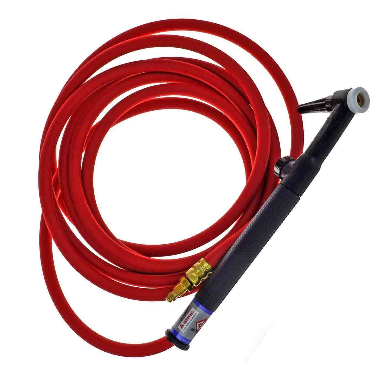 CK9 Air Cooled TIG Torch Kit Flex Valve 125A 1-Pc Super-Flex